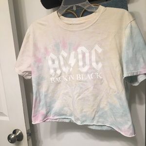 AC⚡️DC Juniors Crop Top Size XL